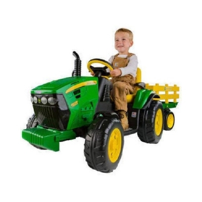 Trator Elétrico John Deere Com Reboque