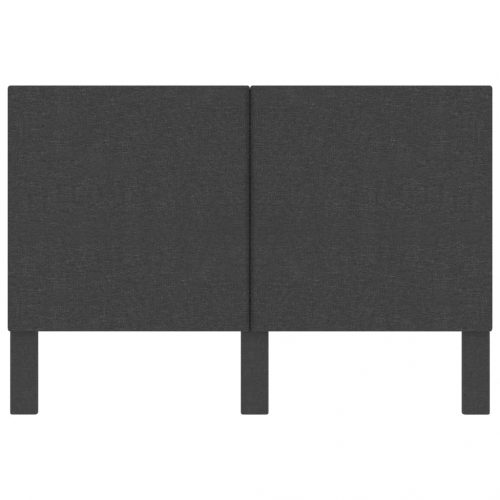 vidaXL Cabeceira de cama 140×200 cm tecido cinzento-escuro