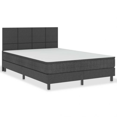 vidaXL Cabeceira de cama 160×200 cm tecido cinzento-escuro