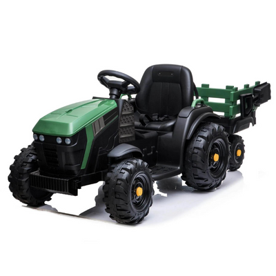 TRATOR INFANTIL FARMER 12 VOLTS VERDE COM RC