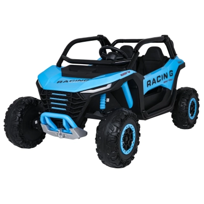 Buggy bateria criança  azul RACING Road 2000 24 volts 4x4 2 lugares