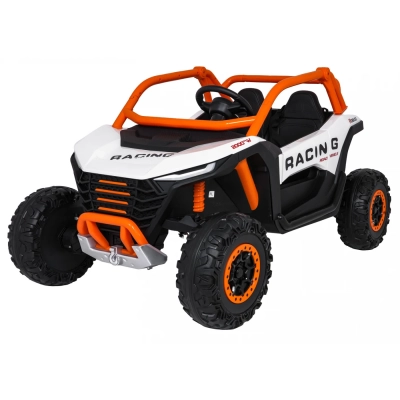 Buggy bateria criança  branco RACING Road 2000 24 volts 4x4 2 lugares